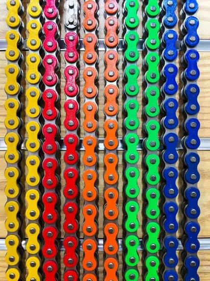 Customized Colorful Motorcycle Drive Chain Bike Chain - Image 1