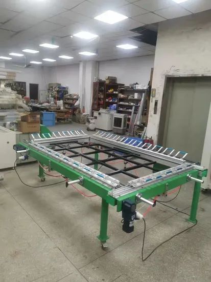 Double Clamp Worm Screen Stretching Machine Origin China Model NO. GWW Condition NEW HS Code 8442302900 Trademark - Image 4
