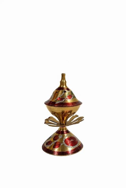 Brass Handmade  Surmaidani Size Small Weight 44 G Width 2.4 Inches Height 3.4 Inches Length 2.4 Inches Theme - Image 3