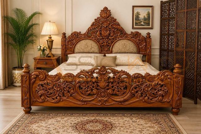 Wooden Bed - Image 2