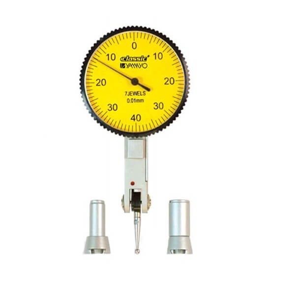 Yamayo - Dial Test Indicator - 445-08 Length 21.5 Diameter 30 Range 0.8mm Brand YAMAYO Model 445-08 Accuracy 13μm Hysteresis - Image 1