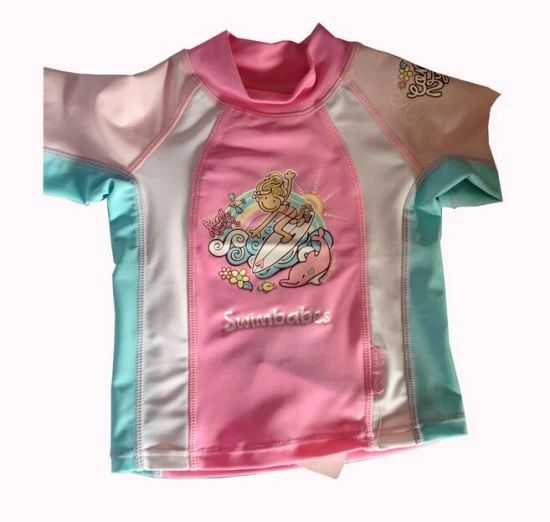 Printing Baby Lycra Rash Vest Tops - Image 1