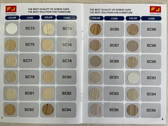 High Quality Adhesive PVC Screw Cover Caps Color White Material PVC Origin China Condition New Model NO. FUJUAN Trademark - Image 4