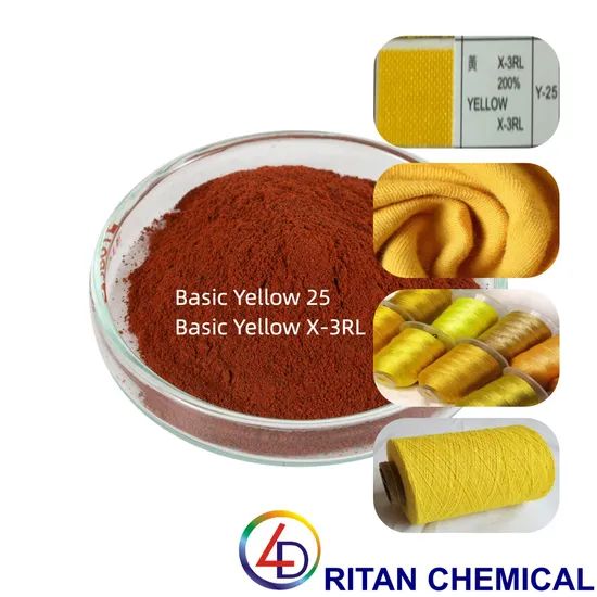 Ritan Basic Yellow 25 Basic Yellow X-3rl Wool Polyester Acrylic Fiber Dye - Image 1