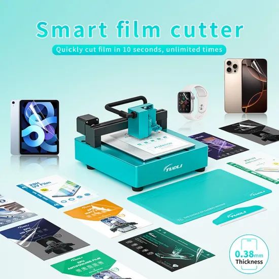 Tuoli Factory Direct Mini Hydrogel Film Sheet Plotter Screen Protector Making Mobile Cell Phone Skin Cutting Machines - Image 3