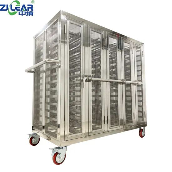 Transport Trolley Wire Roll Cage for Medical Cart Case in Hospital - Image 6