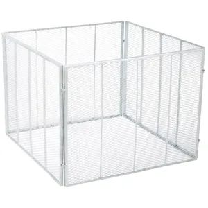 Durable Expanded Metal Mesh Backyard Compost Bin for Sustainable Garden Waste Management - Image 2