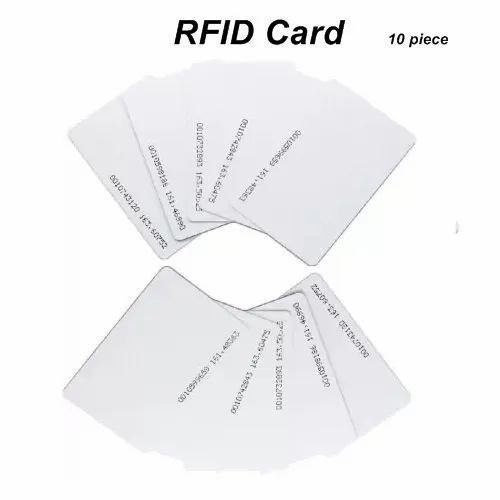 Thick & Thin Rfid Cards, Size: Small Size Small Color White Brand Mantra Material Plastic Shape Rectangular Type Passive - Image 1