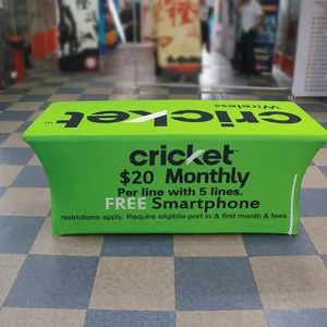 Custom Printed 6 Feet Trade Show Table Cloth Table Cover for Event - Image 6
