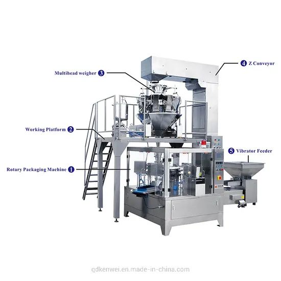 Professional Manufacturing Jelly and Other Foods Automatic Rotary Packing Machine - Image 3