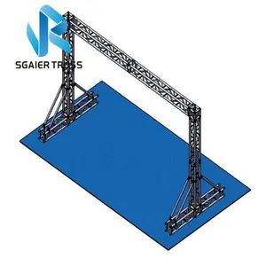Outdoor Billboard Structure Backdrop Truss Shoe Rack Truss OEM Yes Shape Square Color Silver Length 0.5-4m HS Code 76109000 - Image 4