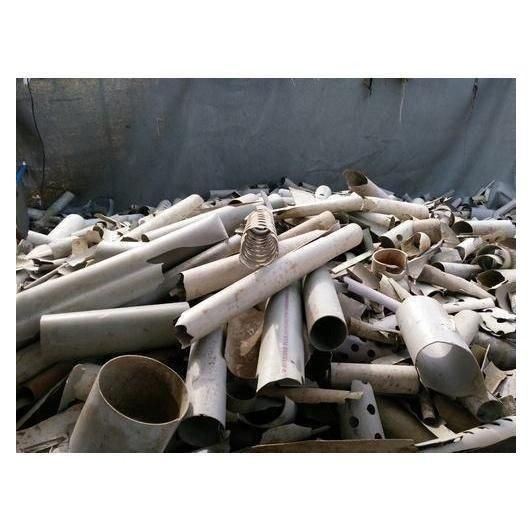 Recycled UPVC pipe scrap and PVC window profile chips white and grey color - Image 4