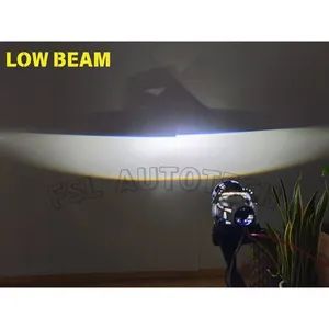 LED Triple Spot Light Bi-LED Headlight Dual Beam Auto Light Lumens 8000 Voltage 12V Power 55/65W Material LED MOQ 10 - Image 4