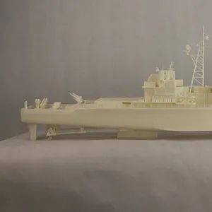 Precision Engineered Naval Vessel 3D Printed Aircraft Carrier Model - Image 3