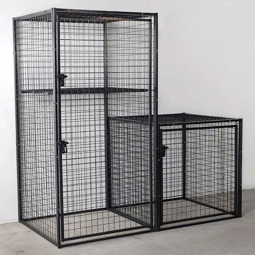 Single Tier and Double Tier Welded Wire Mesh Storage Lockers - Image 4