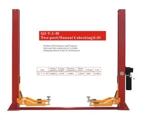 Two Post Lift for Cars and Vehicles Brand Dz Condition New Design Two Post Origin Shandong Certification CE, ISO Specification CE, is9001 - Image 2