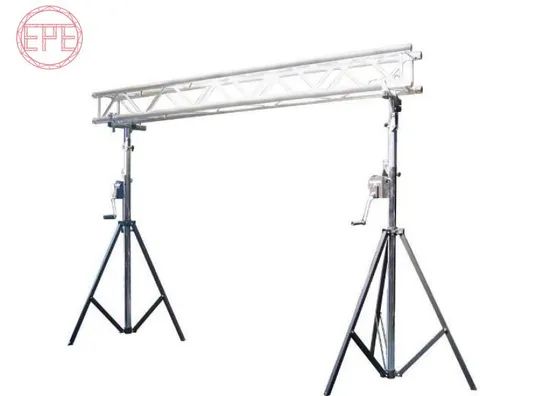 Steel Crank Stand Heavy Duty Light Stand Color Black Shape Square Origin China Length 2.1m-7m Service 24hours HS Code - Image 6