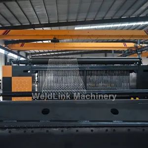 CNC Driven Gabion Mesh Weaving Machine Origin China Weight 16000kgs Warranty 1 Year HS Code 8463300000 Trademark WELD LINK - Image 2