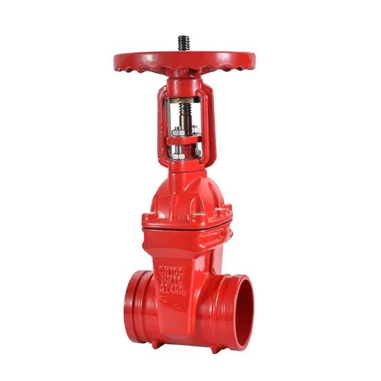 Fire & Industrial Water Control Z81X Ductile Iron Fire Protection Grooved Rising Stem Gate Valve Quick Install, ISO (Fits Check/Ball/Butterfly Valve Systems) - Image 2