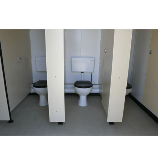 Toilet & Shower Blocks / 3+1 Steel Toilet Cabin 16Ft x 9Ft - Image 3