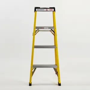 Folding Fiberglass Stairs with Red Color MOQ 200 PCS Height 120cm Weight 5.8kgs Loading 150kg Thickness 1.4mm Max Load 150 - Image 4