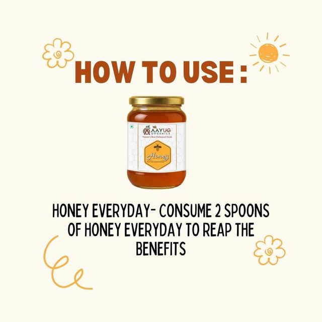 Organic and Raw Honey Shelf Life 24 Months Brand Name AAYUG ORGANICS Place of Origin GUJARAT, - Image 3