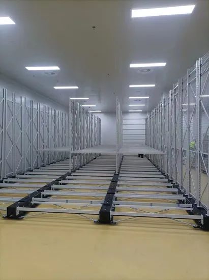 Industrial Warehouse Storage Heavy Duty Electric Mobile Rack Origin China Material Steel Structure Rack Mobility Mobile Trademark Aplus - Image 3