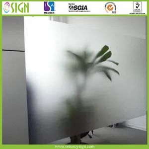 Decorative Frosted Window Glass Film Material PVC Hardness Soft Origin Shanghai Type Glass Film HS Code 3919909090 Adhesive Color - Image 2