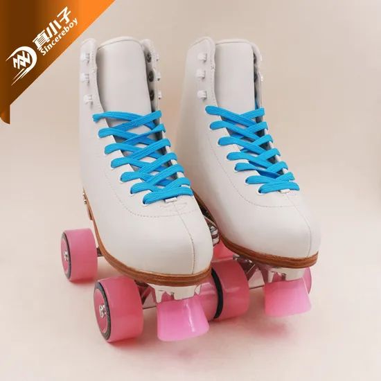 Wholesale PVC Upper True Leather Lining Quad Roller Skates - Image 2