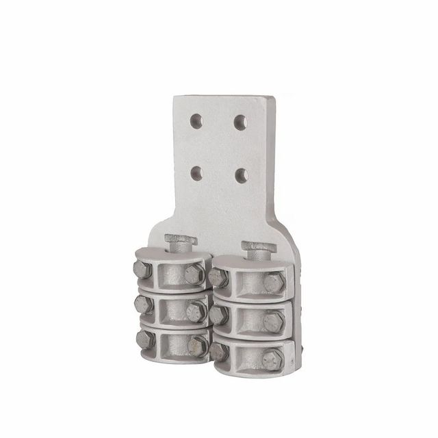 Lt Clamp Aluminium Connectors, For Industrial No Of Bolt 8 Color Silver Type Lt Clamp Material Aluminium Surface Treatment - Image 1