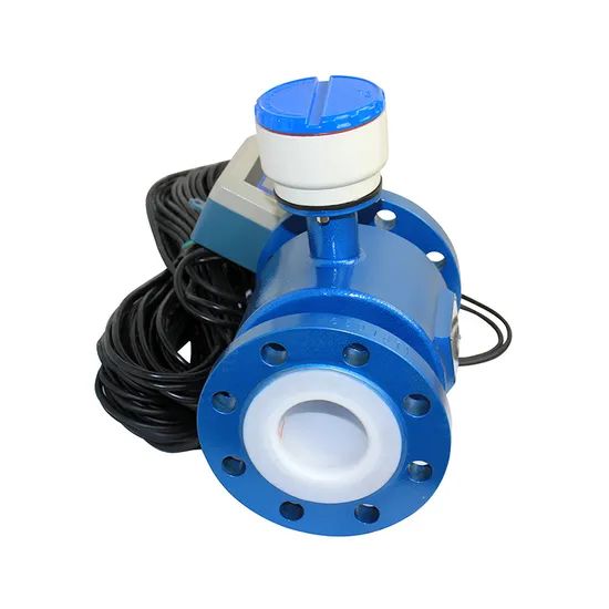4 20mA RS485 Alcohol Ethyl Magnetic Water Flow Meter Conductive Liquid ...