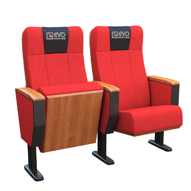 High quality Luxury Full Upholstery Auditorium Chairs Theater Furniture Modern Commercial school Furniture - Image 1