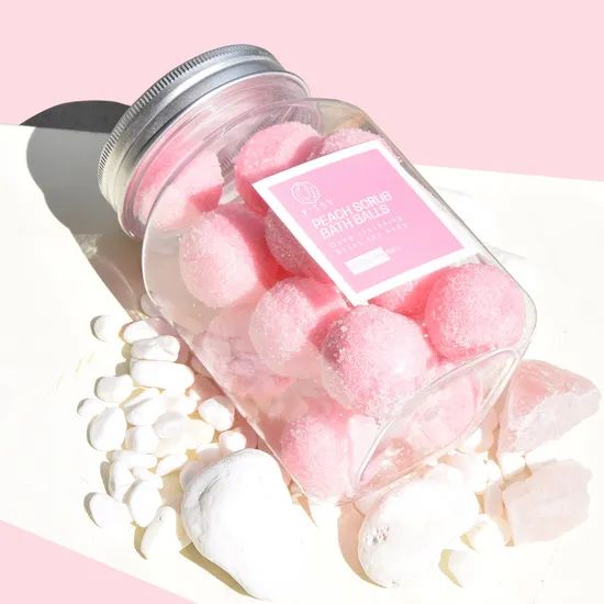 OEM/ODM Herbal Vitamin C Bath Candy Exfoliator Deep Cleansing Gentle Cleansing Sugar Scrub Balls - Image 1