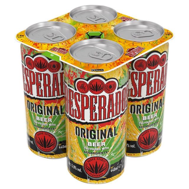Desperados Premium Tequila Flavoured Lager Beer case of 24 x 500ml cans - Image 3