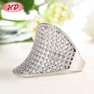 Fashion 18K Gold Color Unique Rings Jewellery Women CZ Rings Color Gold Shape Round Gender Female MOQ 12 Pieces Style - Image 2