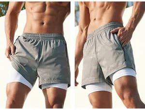 Men's Double Layer Basketball Shorts for Fitness and Running Type Pants Size S-4XL Model NO. DY Gender Men's Origin China - Image 4