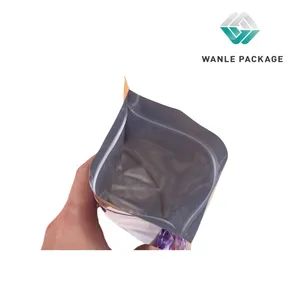 Factory Price Custom Printed Plastic Tea Coffee Flat Bottom Mylar Bag - Image 3