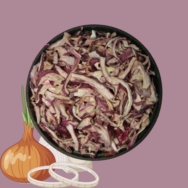 Dehydrated Red onion flakes Texture Dry Storage Easy Aroma Natural Flavor Natural Shelf Life Extended Packaging Customisable - Image 2