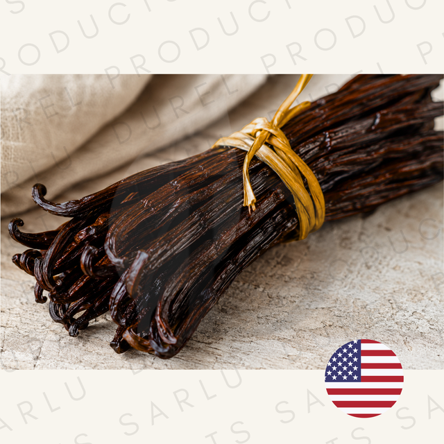 Red US Vanilla Pods Single Origin Madagascar Bourbon Extraction-Grade Vanilla Beans - Image 1