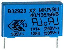 X2 Capacitors Finish Fine Durability Durable Standard Epcos 305 V X2 Resistance Rust Resistant Form Factor Box - Image 1