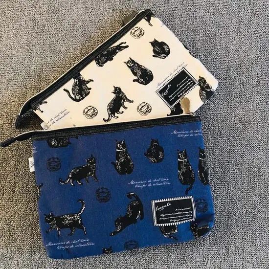 Blue Denim Cat Wallet Trademark / Origin China Model NO. Erin Material Canvas Specification / Size Customizable Logo - Image 4