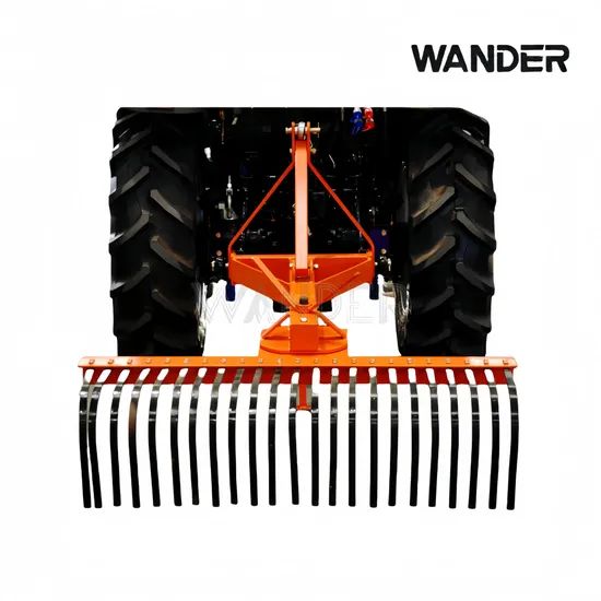 3 Point 4FT/5FT/6FT Landscape Rake, Tine Rake for Tractors Trademark Wander Power Required 18-55HP Origin Shandong, - Image 5