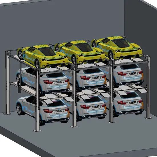 Four Post Triple Vehicle Car Storage Hydraulic Elevators SUV Parking ...