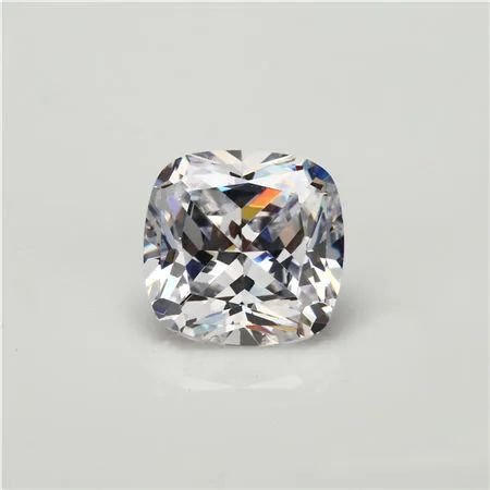 Square Shape Gemstone Cubic Zirconia for Wedding Rings Grade AAA Color White Origin Wuzhou HS Code 71049099 Suitable for Unisex - Image 1