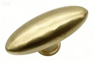 Oval Shape European Style Pure Copper Wardrobe Door Handle Pull - Image 3