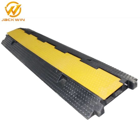Round Top Ramp Traffic Outdoor Portable Plastic Cable Ramp Round Speed Hump Speed Bump ...