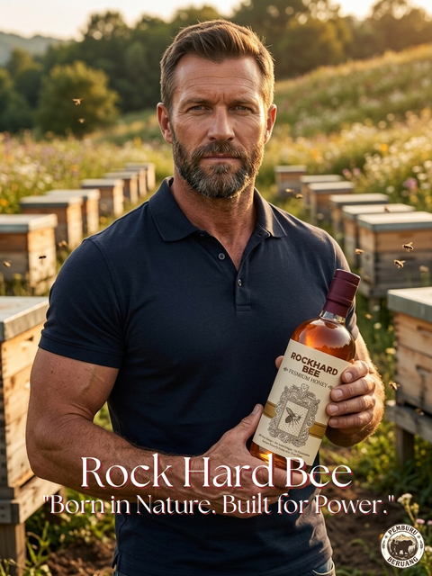 Rockhard Bee Premium Raw Indonesian Honey 500ml - 100% Pure Natural Bee Honey - Image 3