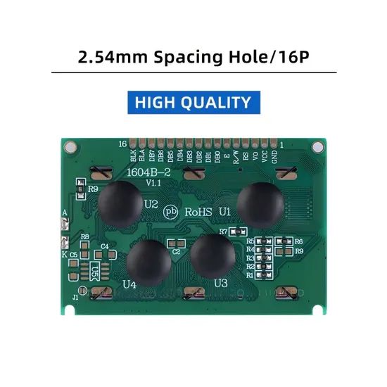 Premium 1604b-2 Blue Character LCD Module for Clear Displays MOQ Low MOQ Type Character Trademark XINNOA Response Time 20ms - Image 2