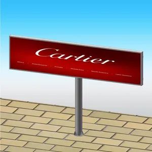 Double Sided Steel Structure Galvanized Advertising Billboard - Image 4