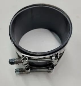 Type C Rigid Stainless Steel Flexible Clamp-Shielded Pipe Coupling for Building Drainage - Image 3